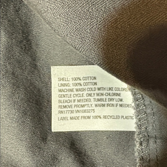 A New Day Olive Green Sleeveless Cargo Utility Zippered Vest Size M - Picture 6 of 11